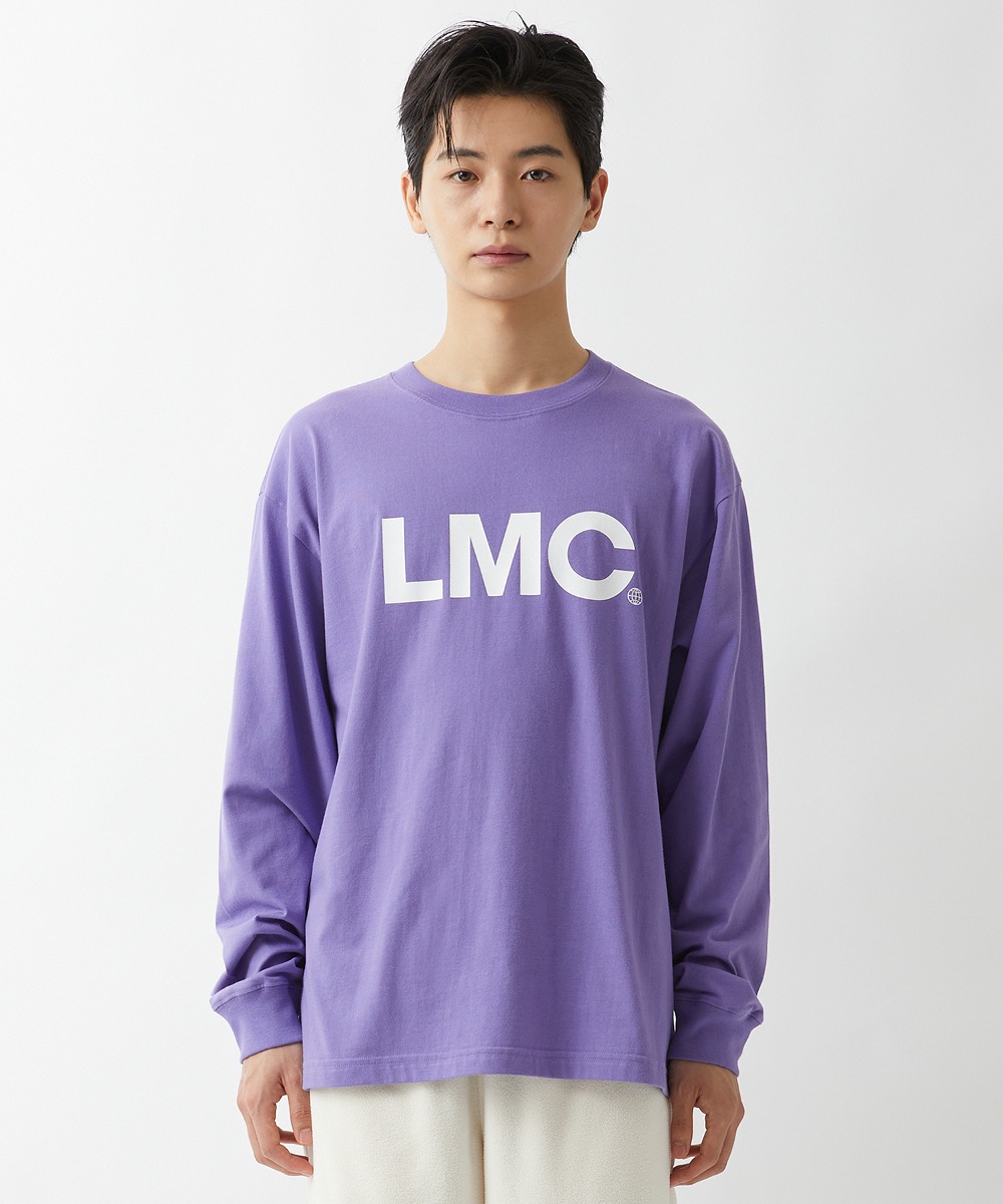 LMC OG WHEEL LONG SLV TEE purple