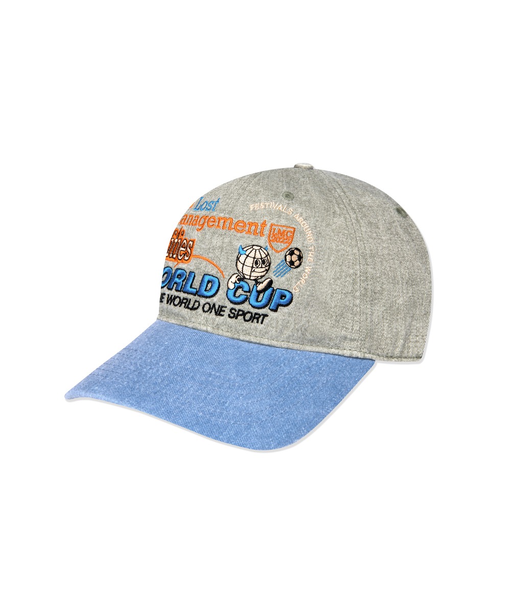 LMC WASHED TWO TONE WORLD CUP 6PANEL CAP gray