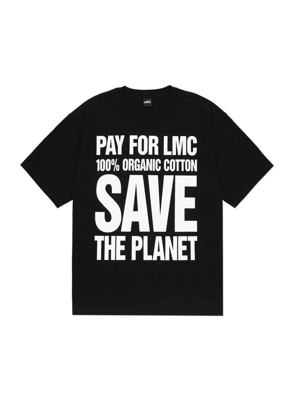 LMC SAVE THE PLANET ORGANIC TEE black, lmc, 엘엠씨