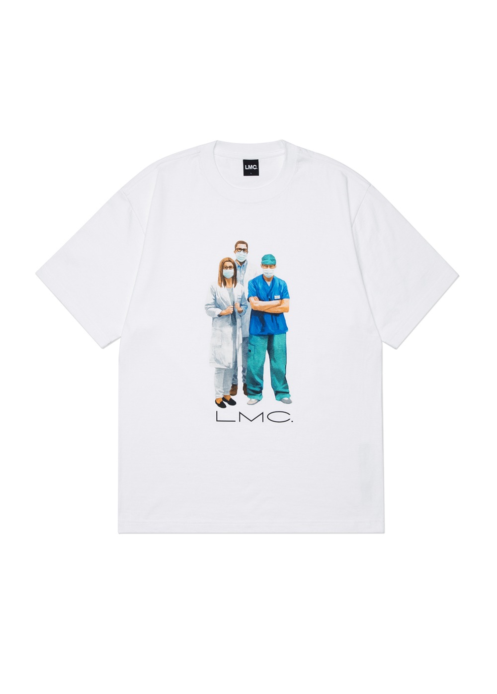 LMC MEDICAL WORKERS TEE white