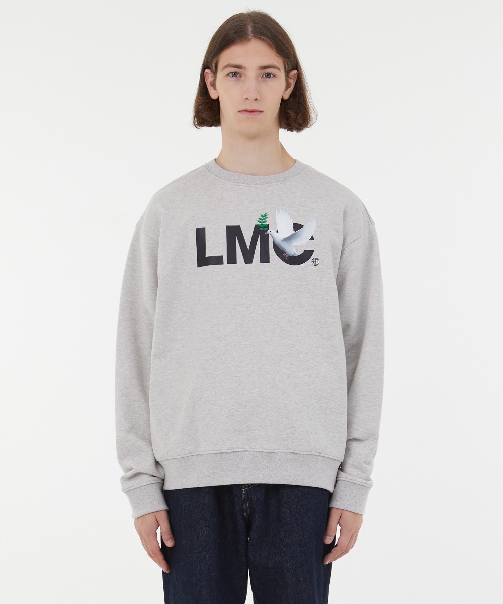 LMC DOVE SWEATSHIRT heather gray, lmc, 엘엠씨