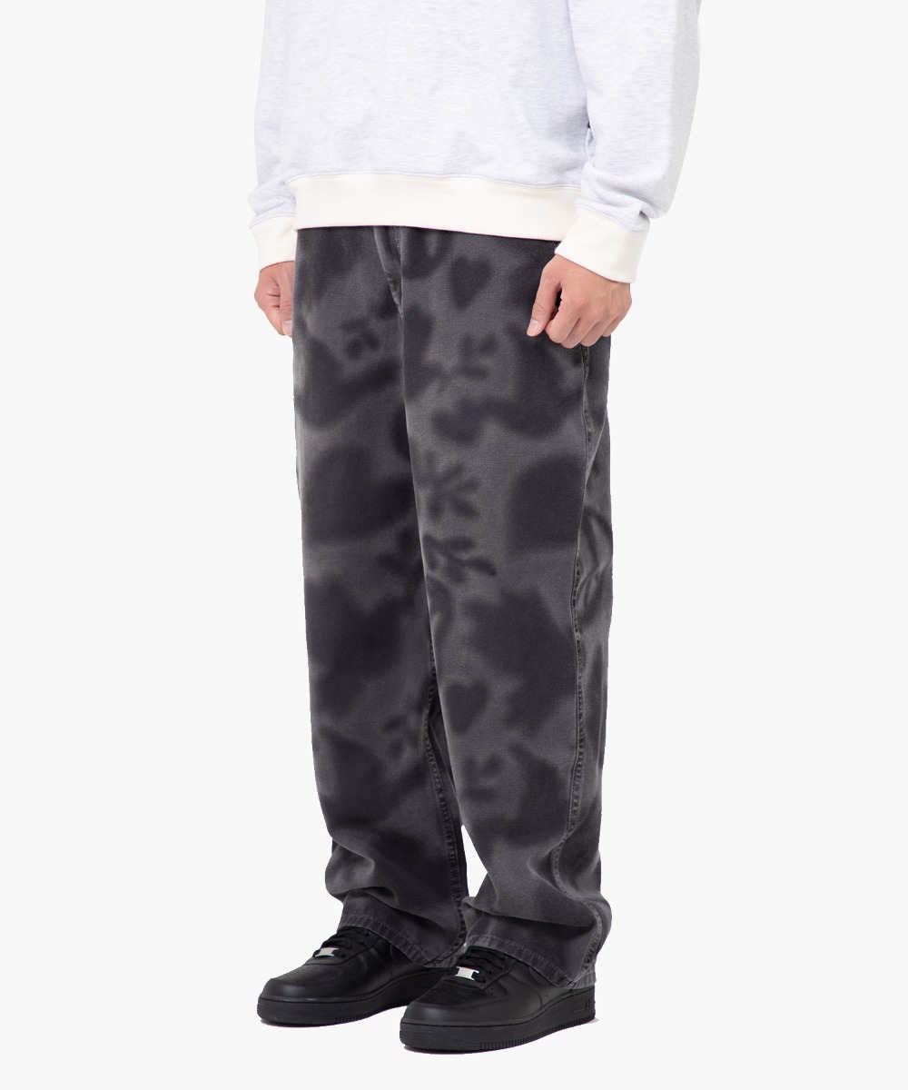 LMC LOVE AND PEACE CANVAS WORK PANTS charcoal